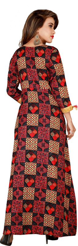 desire creation Flared/A-line Gown(Maroon)