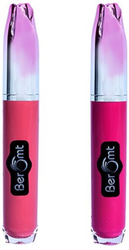 Beromt MAT 12H Lip Gloss Combo, Purple & Pink(20 ml, Utopia & Rose Gold)
