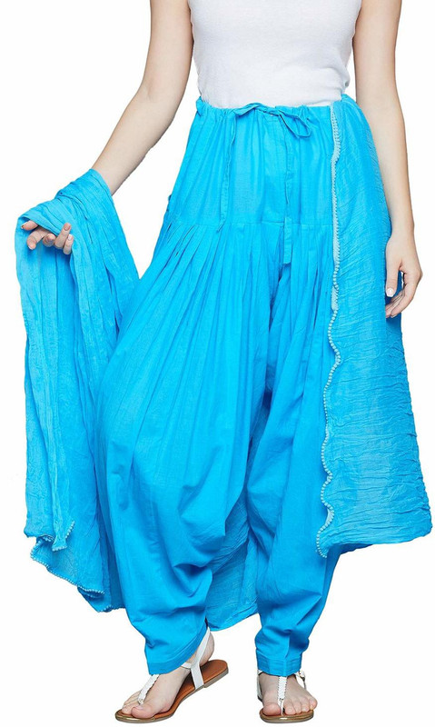 rizanas apperals Cotton Solid Salwar and Dupatta Material(Unstitched)