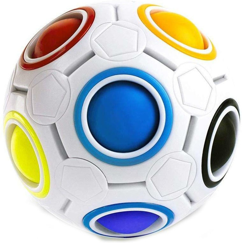 zahuu Magic Rainbow Ball Challenging Puzzle Cube(1 Pieces)