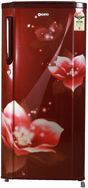 Koryo 190 L Direct Cool Single Door 3 Star Refrigerator(Red, KDR215MR3F) Koryo 190 L Direct Cool Single Door 3 Star Refrigerator(Red, KDR215MR3F)