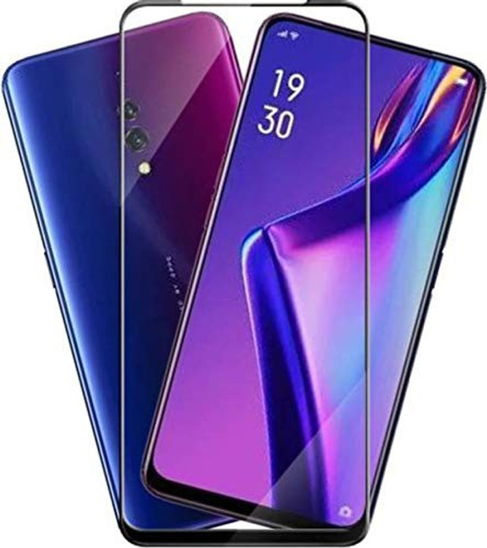 flysto Edge To Edge Tempered Glass for OPPO F11 Pro, OPPO K3, Realme X(Pack of 1)