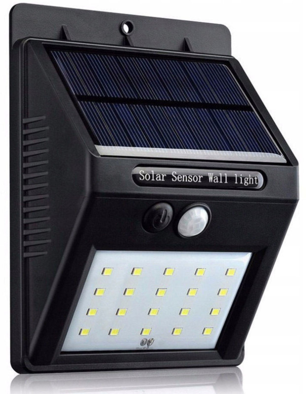 dhanshree 20 LED Solar Power LED Solar light Outdoor Wall LED Solar lamp With PIR Motion Sensor Night Security Bulb Street Yard Path Garden lamp Solar Light Set Solar Light Set(Wall Mounted Pack of 1)