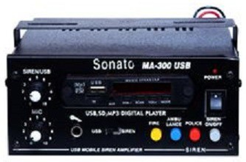 Sonato PA 300SM SIREN 40 W AV Power Amplifier(Black)