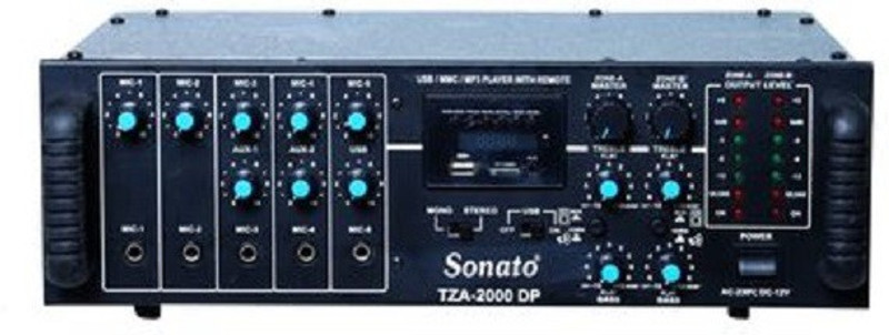 Sonato TZA 2000DP 1000 W AV Power Amplifier(Black)