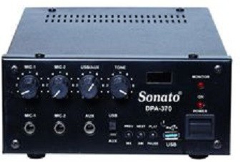 Sonato DPA 370 30 W AV Power Amplifier(Black)