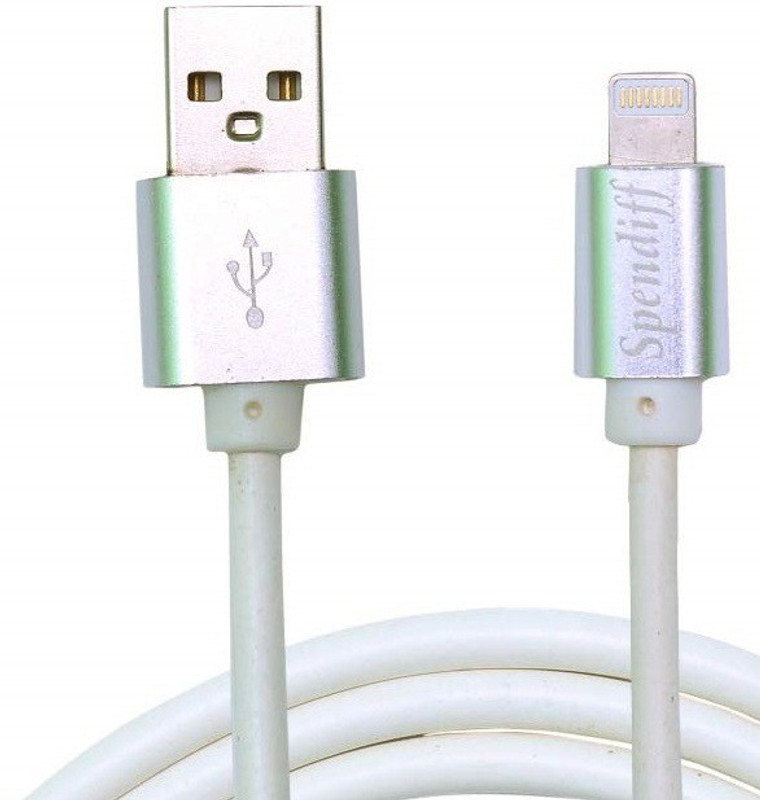 spendiff iphone x, iphone xs, iphone x plus,etc 1 m Micro USB Cable(Compatible with Iphone x, iphone xs, iphone x plus,etc, White, Sync and Charge Cable)