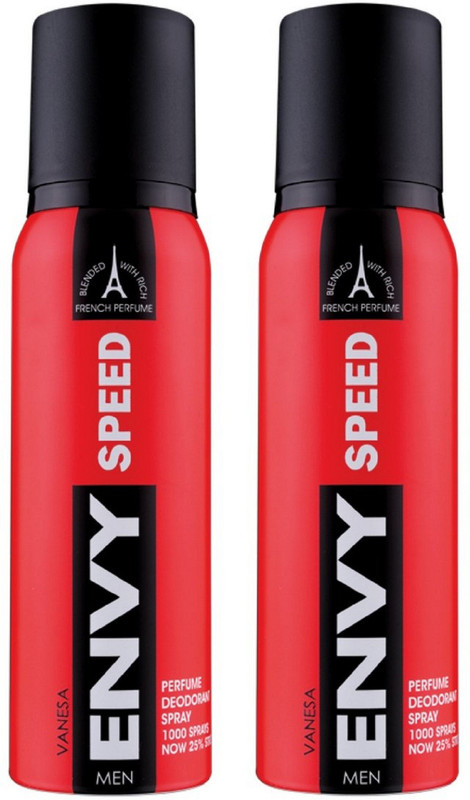 Envy Speed Perfume Deodorant Spray 120ML Each (Pack of 2) Deodorant Spray  -  For Men & Women(240 ml, Pack of 2)