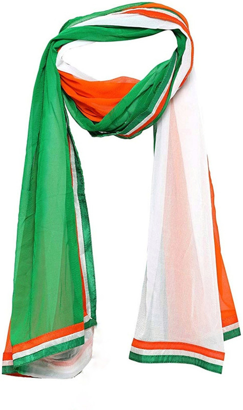 ajmera Chiffon Solid Men & Women Dupatta