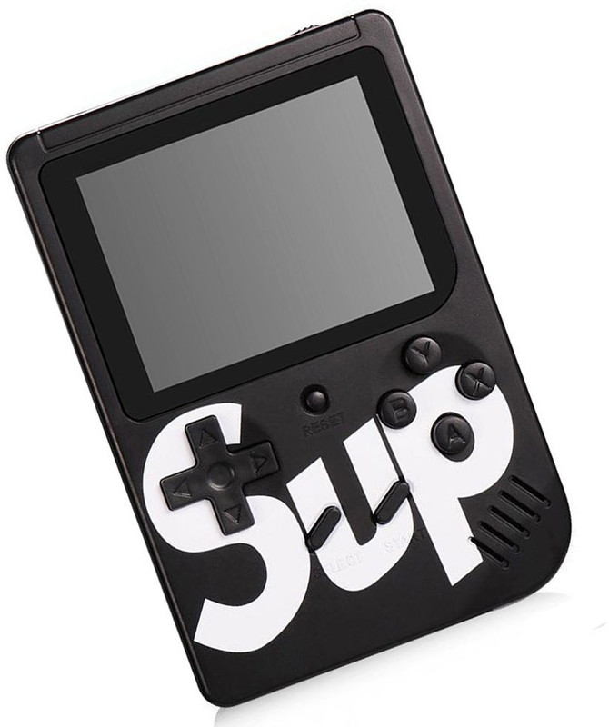 KLUZIE SUP 400 in 1 Retro Game Box Console Handheld Classical Video Game Gamebox with TV output Gaming Console ideal for Children,adults 8 GB with Mario, Super Mario, DR Mario, Contra, Turtles, and other 400 Games(colors Randomly selected)