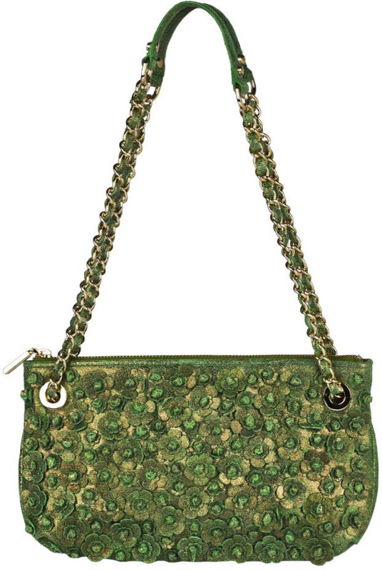 eske Women Green Shoulder Bag