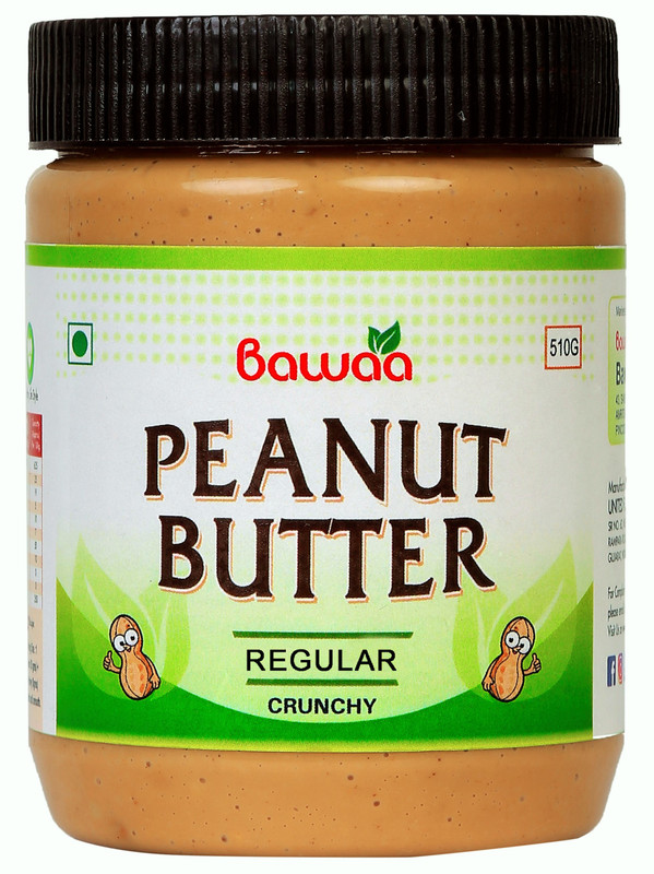 bawaa Regular Peanut Butter (Crunchys) 500 g