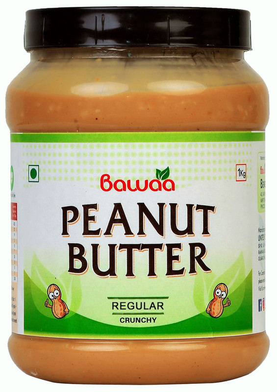 bawaa Regular Peanut Butter (Crunchy) 1 kg