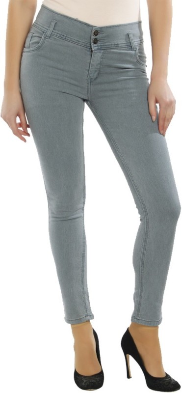 Ziva Fashion Super Skinny Women Grey Jeans