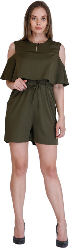 Cottinfab solid women's jumpsuit 2025