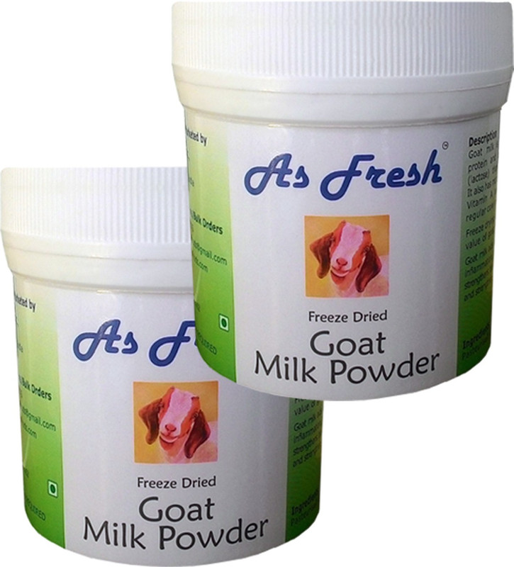 As Fresh Freeze Dried Goat milk powder-2x100gm Milk Powder(200, Pack of 2)