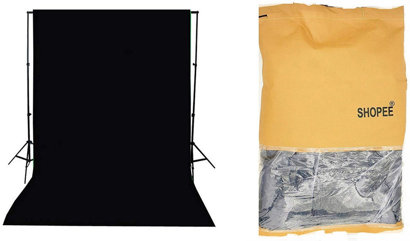 SHOPEE 8 x12 FT BLACK LEKERA BACKDROP PHOTO LIGHT STUDIO Reflector