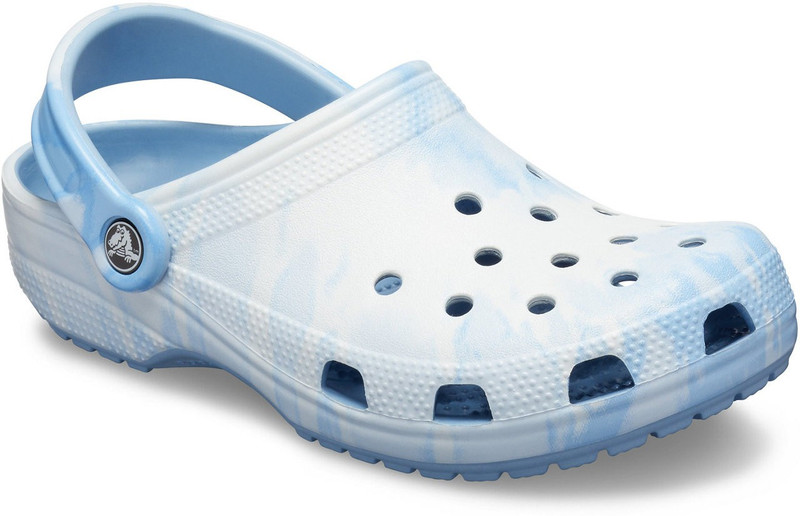 chambray blue crocs