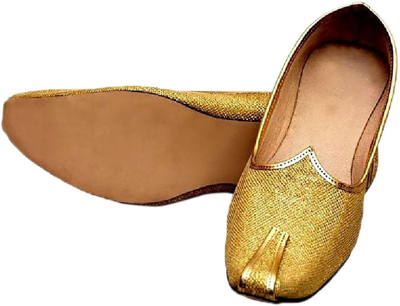 100present Mojaris For Men(Gold)