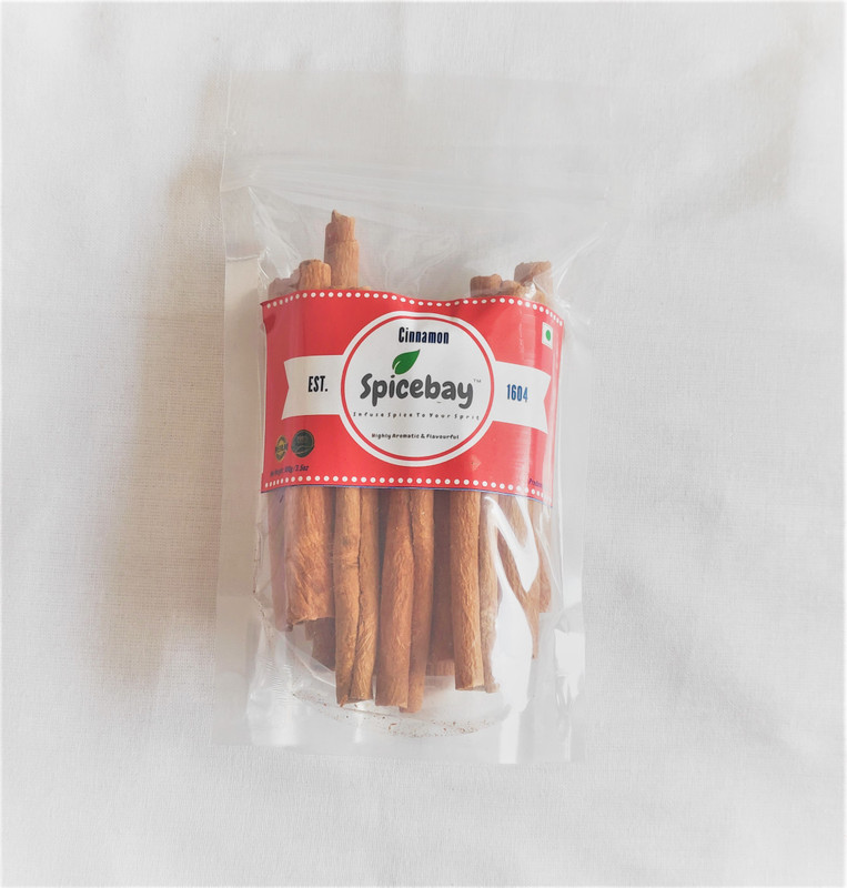 spicebay Cinnamon Cigar Roll (Dalchini) -200g(2 x 100 g)
