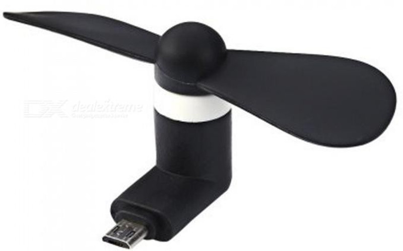 capital gadgets PORTABLE USB FAN USB FAN FOR OTG SUPPORT MOBILED PHONES USB Fan(Black)