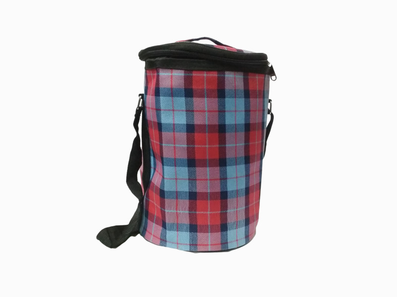 indpac Office Use Canvas Lunch Box/Tiffin Bag Waterproof Lunch Bag(Light Blue, 5 L)