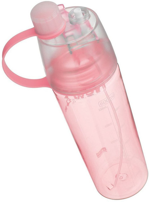 zakheza ottle With Water Spray For Outdoor, Cycling 600 ml Bottle(Pack of 1, Multicolor)