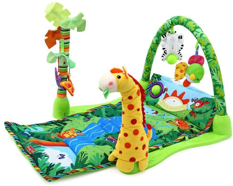 otm Baby Gift Ocean Musical Gym Lullaby Baby Activity Mat Play Gym(Multicolor)