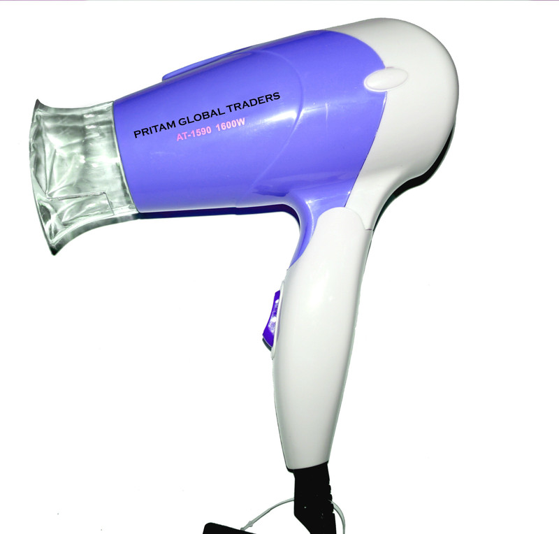 pritam global traders 1600 Watts Professional salon Hair Dryer men women Saloon Hair Dryer for men and women 1600 Watt Hair Dryer At-1590 in Blue Hair Dryer(1600 W, Blue)