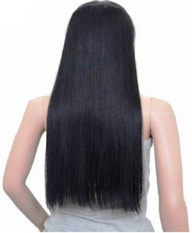 rkdenterprises 24 Inch 5 Clip in Black  Extension Hair Extension