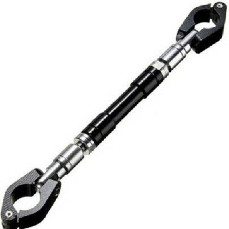 ACCESSOREEZ Generic Universal Adjustable Motorcycle Handlebar Cross Bar For Universal Bike (BLACK) Clip-on Handle Bar(Black, Silver)
