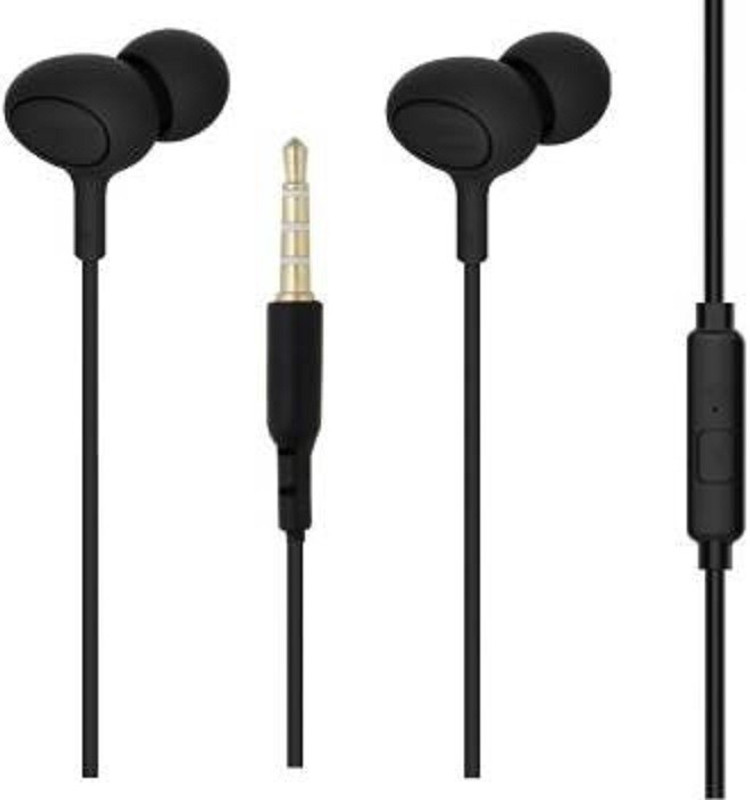 rajeev enterprises SLG-140EP Wired Headset with Mic(Black, In the Ear)