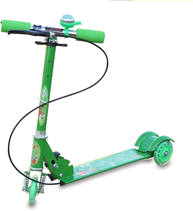 galaxy hi tech Skate Scooter for Kids with 3 Wheels kids scooter Scooter(Green)