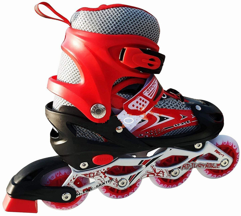 galaxy hi tech INLINE SKATE In-line Skates - Size 38 UK(Blue)