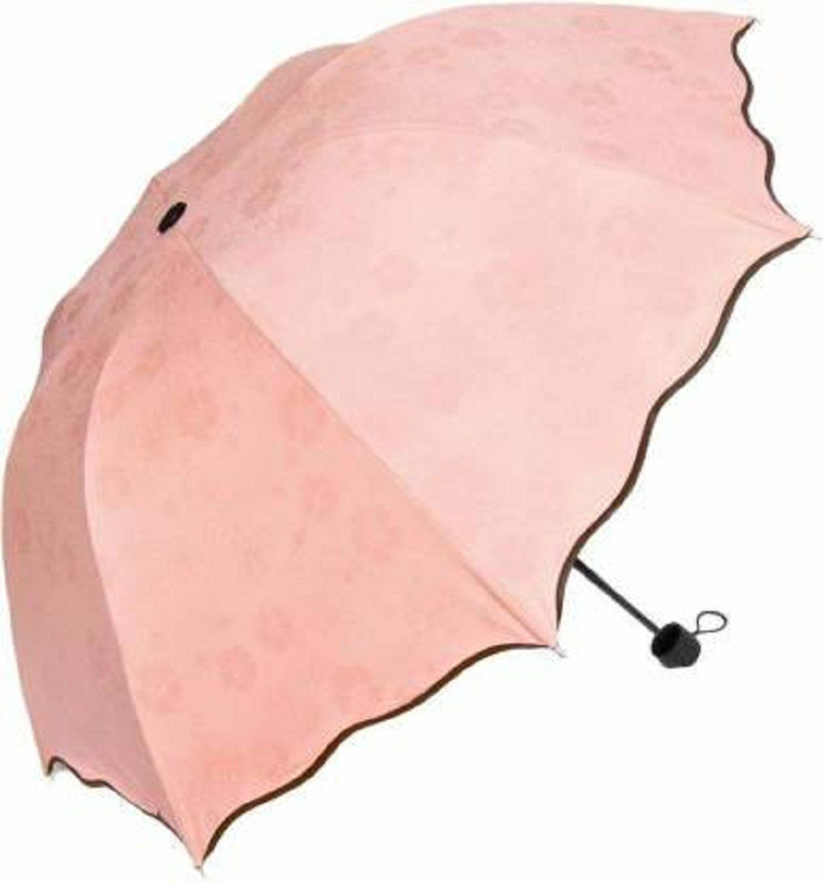 belldial new arrival Stylish Blossom Magic Compact Triple Foldable Magic Color Changing Umbrella(Multicolor)