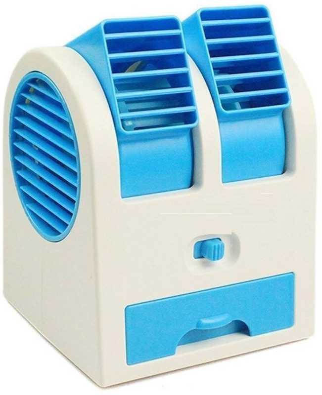 spacci Mini Portable Cooler Water & Ice Cooling Air Conditioner Fan S_0006 USB Air Cooler(Multicolor)
