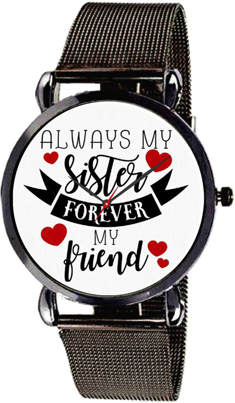 lagniappe LAG-SIS-05 Unique And Useful Gift Ideas For Beautiful Cute Didi / Sister Cum Forever Friends For Birthday , Marriage Wedding Anniversary, Rakhi, Rakshabandhan Analog Watch  - For Girls