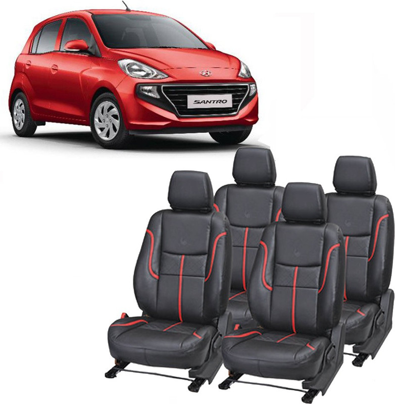 Jmdi Pu Leather Car Seat Cover For Hyundai Santro Fixed