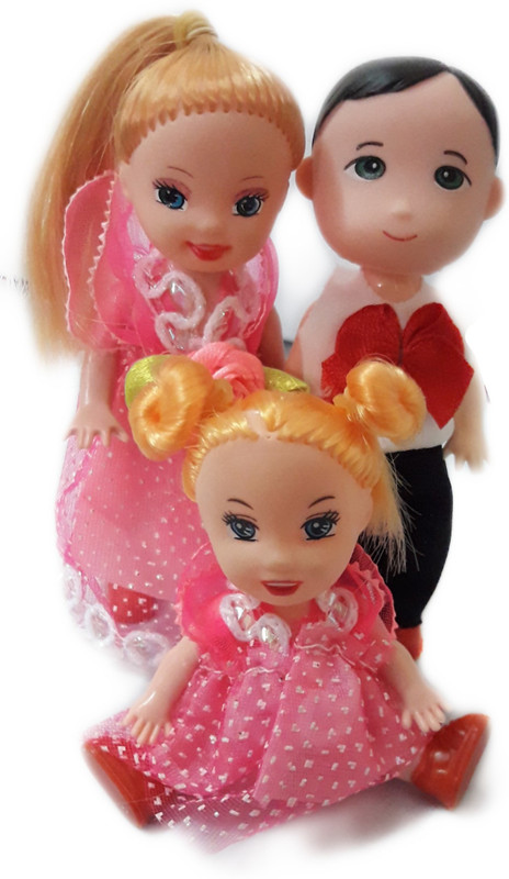 anuj DOLL FAMILY(Multicolor)