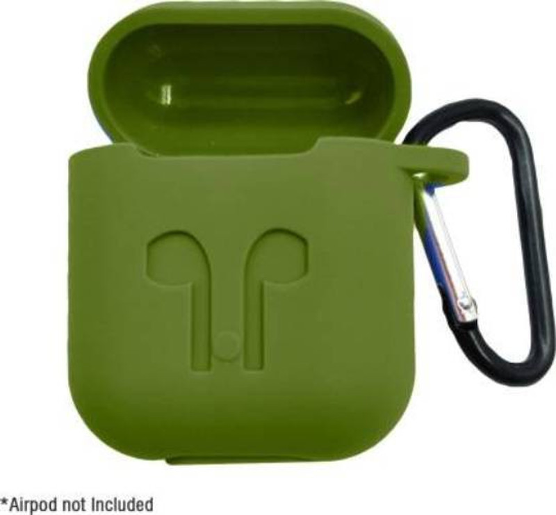 phonichub Silicone Pull String Headphone Pouch(Light Green)