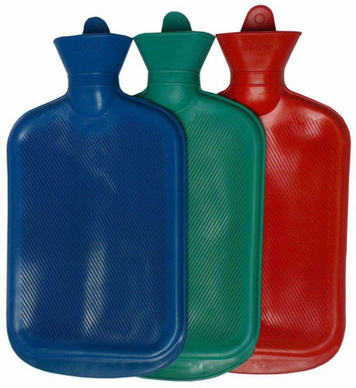 Recombigen PACK OF 3 NON Electrical Hot Water Bag NON ELECTRIC 2 L Hot Water Bag(Multicolor)