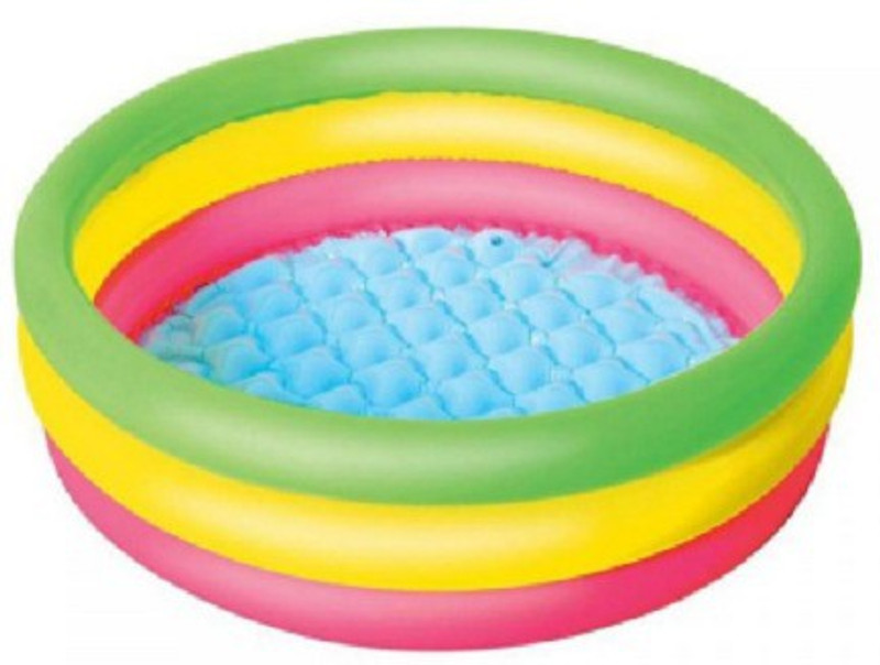 SHREEJI GIFT BESTWAY INFLATABLE BABY BATH TUB SUMMER POOL (MEDIUM)(Multicolor)
