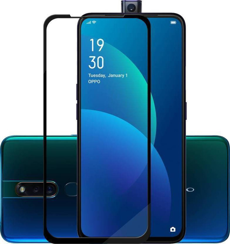 onlinecart Edge To Edge Tempered Glass for OPPO F11 Pro, OPPO K3, Realme X(Pack of 1)