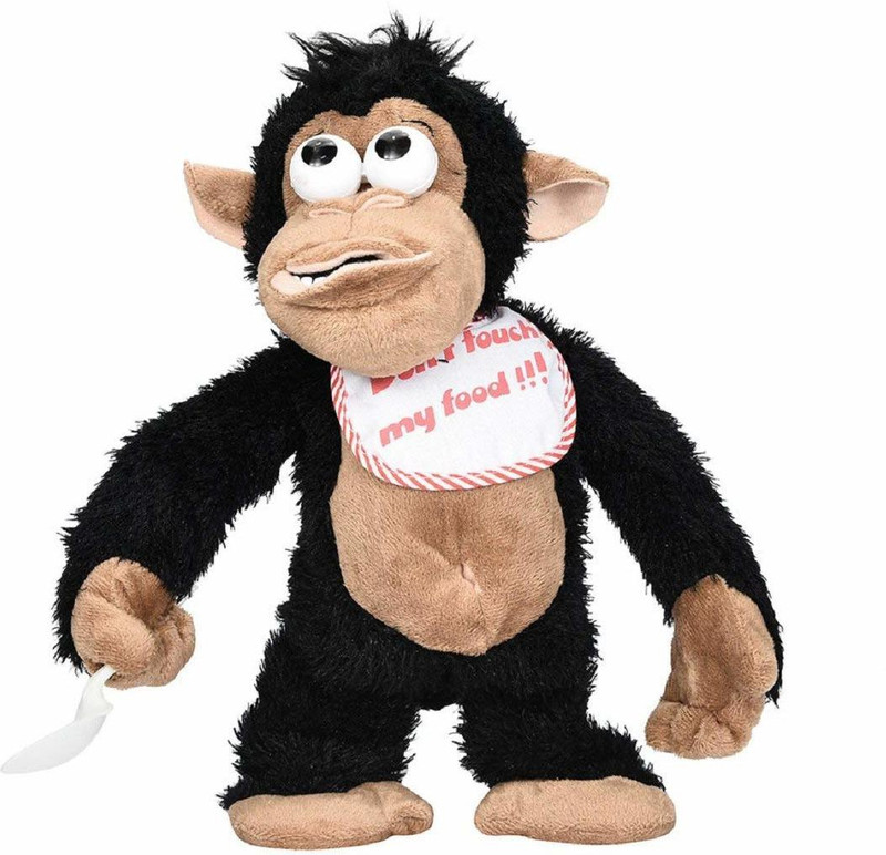 otm Kids Toys, Crying Plush Monkey Shouts & Screams  - 28 cm(Multicolor)