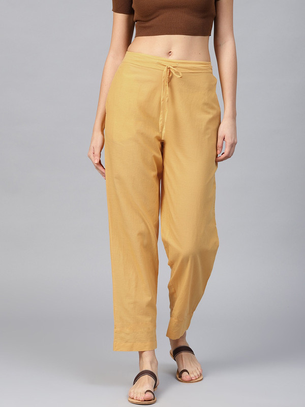 styleit Regular Fit Women Beige Trousers