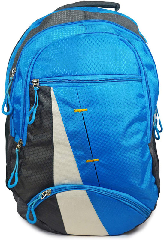 somy College Bags Travel Office School Bags Unisex Waterproof Backpack(Light Blue, 25 L)