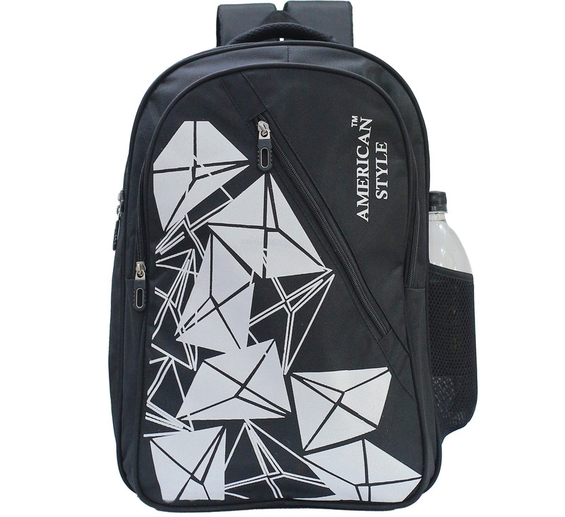 okji enterprises Blackselfie Backpack(Black, 18 inch)