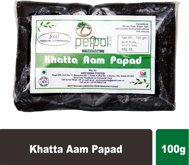 Peppal Khatta Aam Papad Mouth Freshener, Candy, Digestive Mouth Freshener