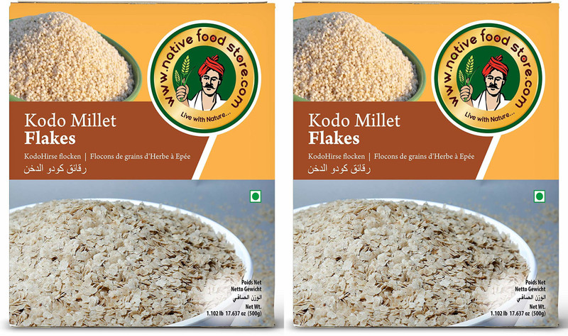 nativefoodstore Millet Flakes - 500 GMS(500 g, Box, Pack of 2)
