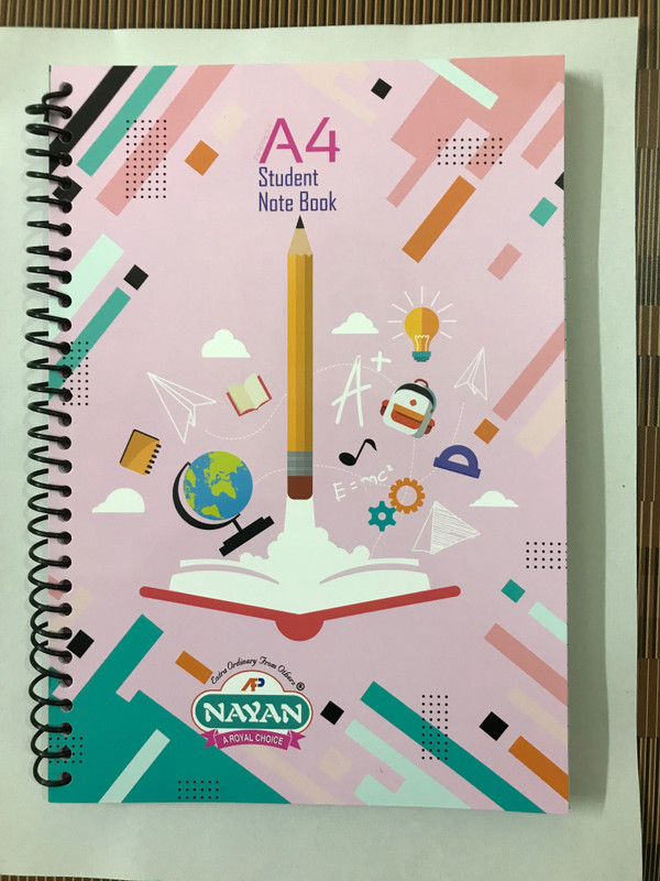 nayan A4 Notebook(Student Notebook, Blue, Pack of 3)